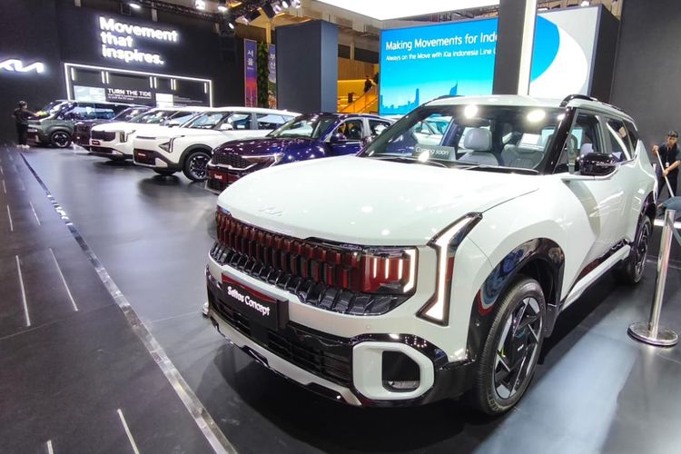 IIMS 2026, Deretan Mobil Kia di IIMS 2026: dari Mesin ICE, HEV sampai BEV, Kia Carens, Kia Seltos Concept, Kia Sonet, Kia PV5 Concept, Kia Carnival HEV