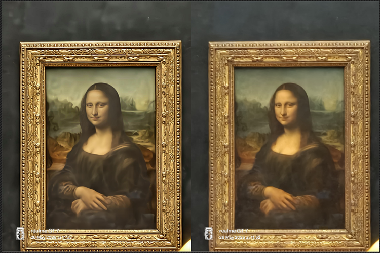 Mona Lisa, Realme, Realme GT 7, realme GT 7, realme gt 7 harga, realme gt 7 spesifikasi, Membidik Mona Lisa dari Kerumunan, Kamera Realme GT 7 Jadi Penyelamat