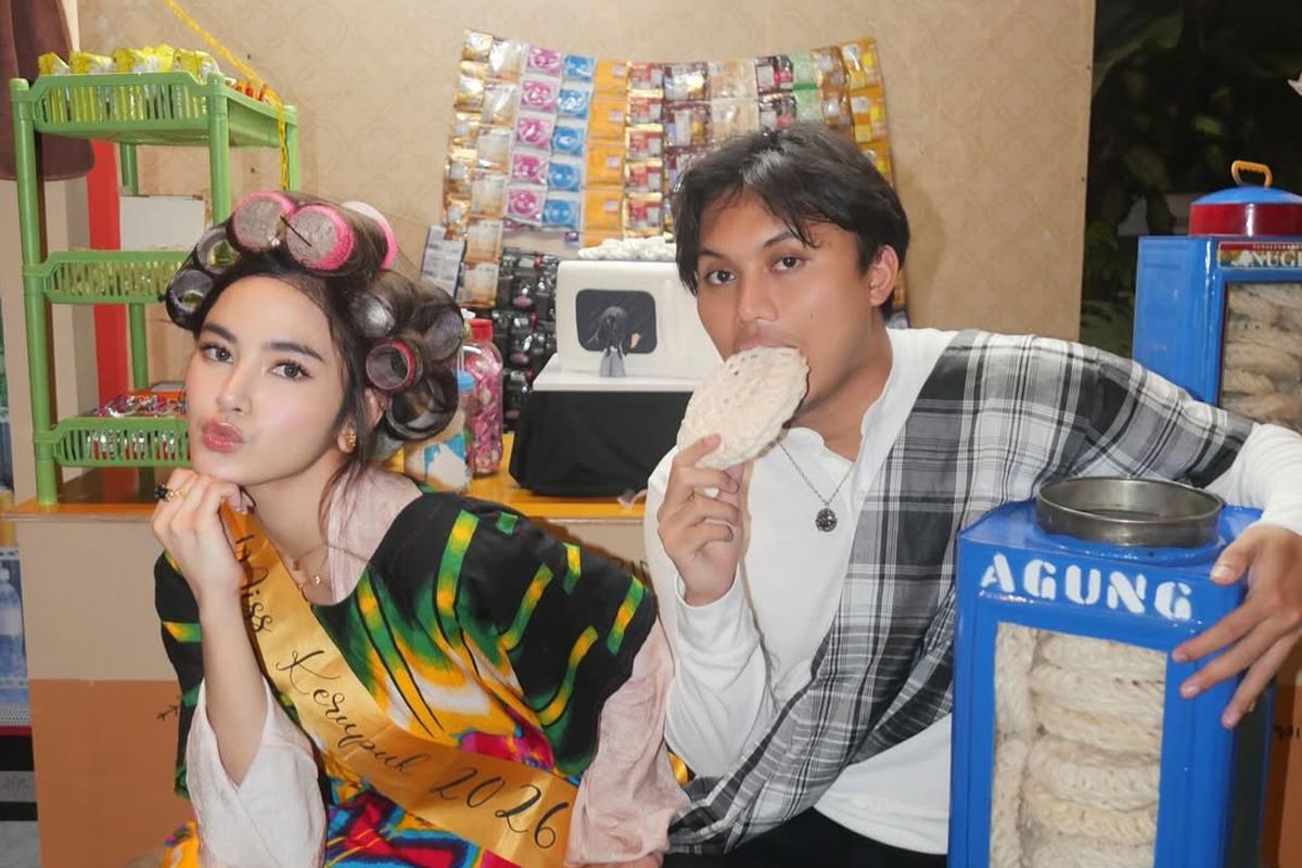 Mahalini, Gaya Unik Ultah Mahalini ke-26, Cosplay Jadi Penjaga Warung Kelontong
