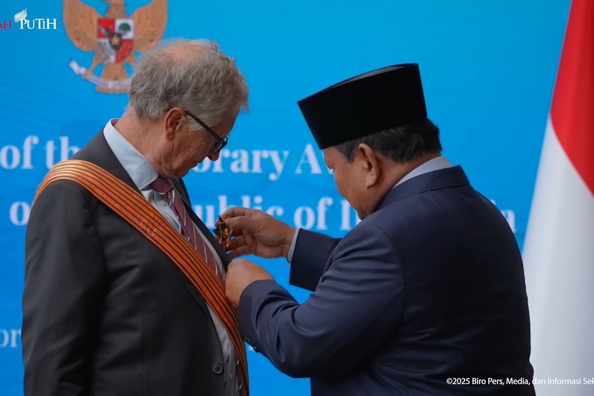 Bill Gates, New York, prabowo subianto, bintang jasa utama, Presiden Prabowo, Presiden Prabowo Anugerahkan Bintang Jasa Utama untuk Bill Gates