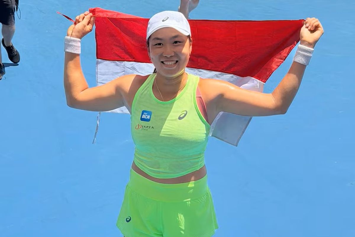 Janice Tjen, Qatar Open 2026: Janice Tjen Bekuk Haddad Maia, Amankan Tiket Babak Kedua