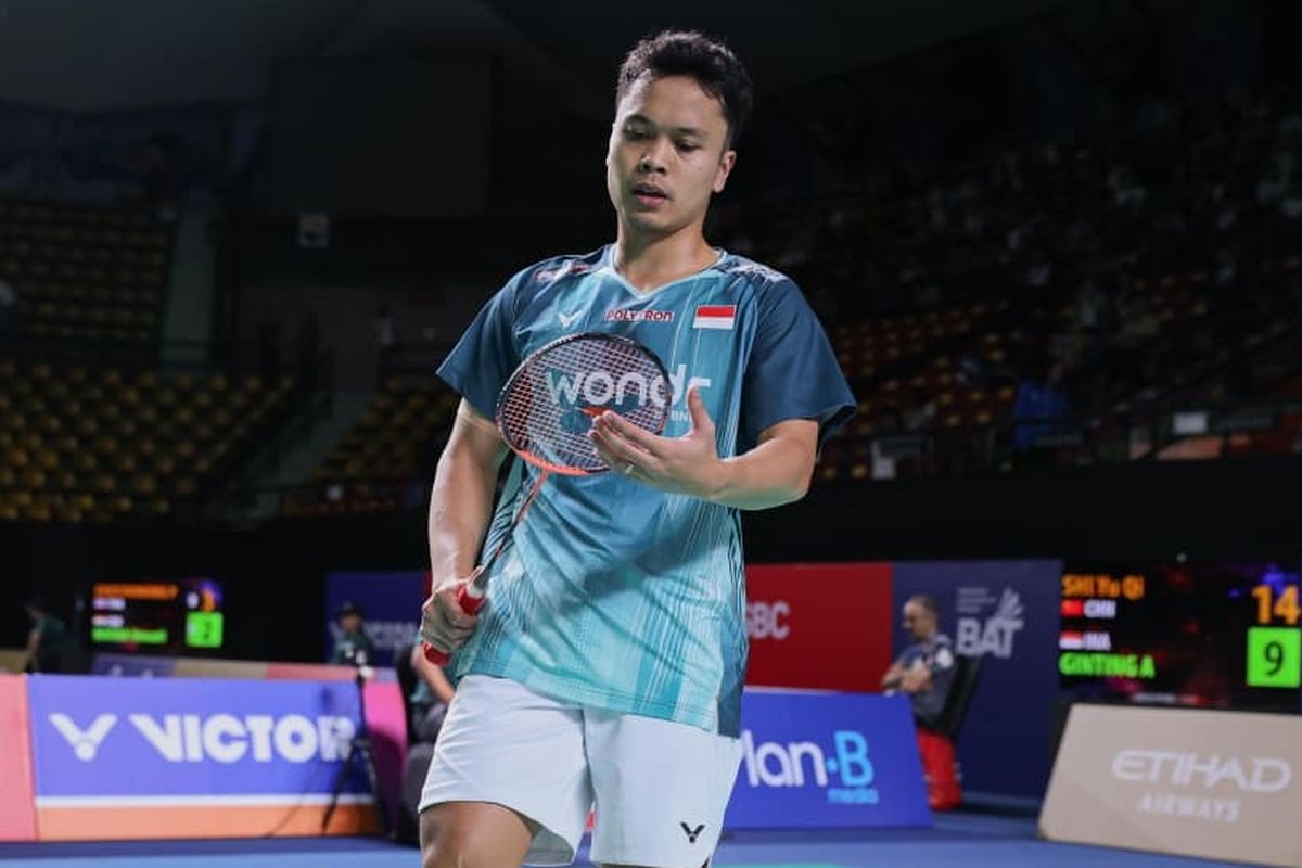 Indonesia Open 2026, Anthony Sinisuka Ginting, Ginting Berpotensi Absen di Polytron Indonesia Open 2026, Cuma Bisa Pasrah