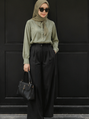 warna sage, mix and match, kombinasi warna, Warna Sage Cocok dengan Warna Apa? Ini 10 Kombinasinya, Apa Itu Warna Sage dan Kenapa Banyak Digemari?, Warna Sage Cocok dengan Warna Apa?, Inspirasi Outfit dengan Warna Sage, Tips Mix and Match Warna Sage agar Tidak Norak, Warna Jilbab yang Cocok dengan Baju Sage, Jilbab warna nude dan cream, FAQ Seputar Warna Sage, Kesimpulan