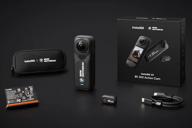 Insta360 X5, action camera, Insta360 X5 BMW Motorrad Edition, Action camera, Insta360 Rilis Kamera Aksi X5 Edisi BMW Motorrad untuk Pehobi Motor