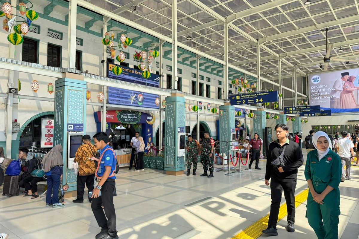 mudik Lebaran 2026, 10 Stasiun Kereta Paling Ramai di Mudik Lebaran 2026