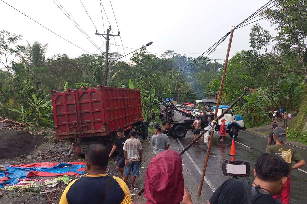Kalijambe, jalur Kalijambe, truk sumbu 3, kalijambe purworejo, jalur kalijambe, Truk Sumbu 3 Diminta Tidak Lewat Kalijambe Purworejo-Magelang