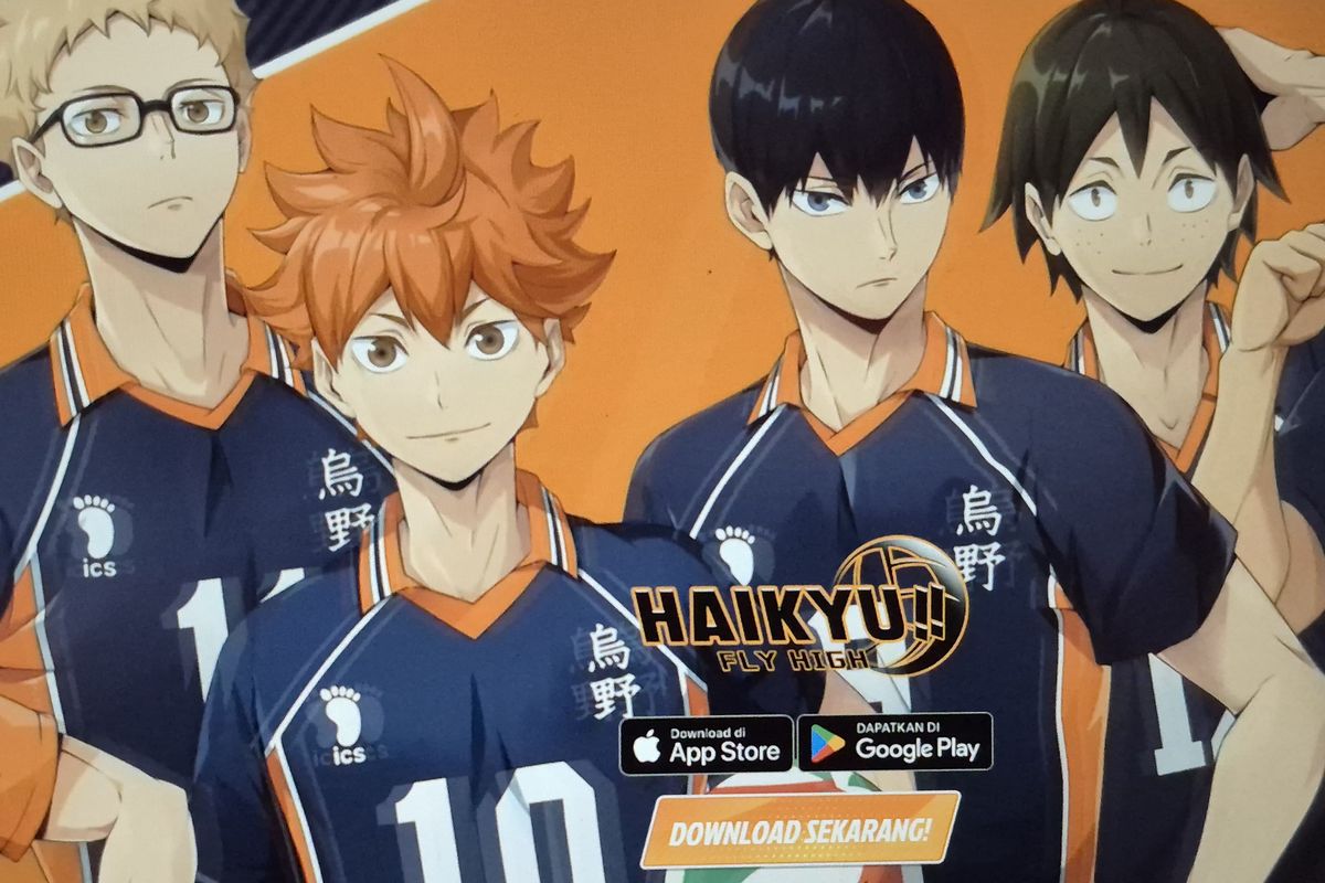 Game, Haikyu Fly High, game, Haikyuu!!, game Haikyu Fly High, Haikyu Fly High resmi, haikyuu fly high apk, Haikyu Fly High download, Game Haikyu Fly High Dirilis Global, Sudah Bisa Di-download di Android dan iOS