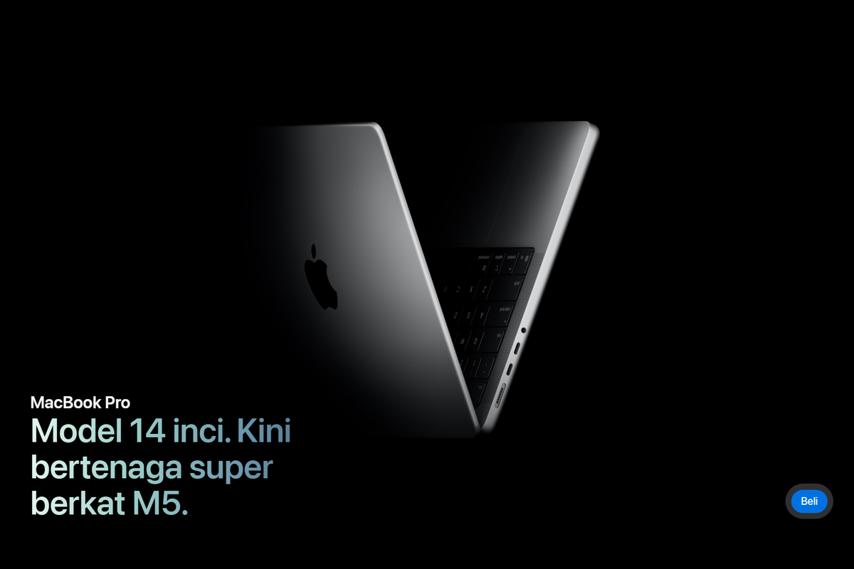 MacBook Pro, Apple, MacBook, MacBook Pro M5, Laptop MacBook Pro 14 Inci M5 Resmi Dijual di Indonesia, Harga mulai Rp 28 Juta