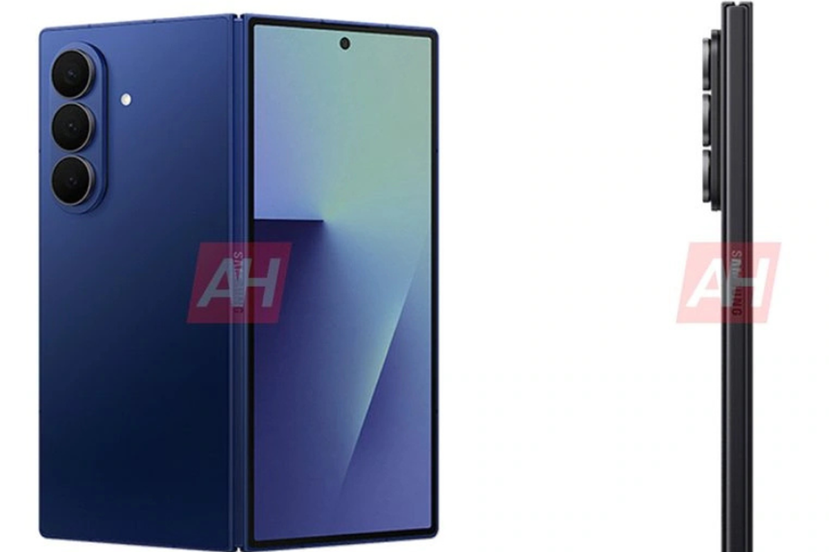 Samsung, Galaxy Z Fold, Samsung Galaxy Z Fold 7, bocoran, Smartphone, Setipis Inikah HP Lipat Samsung Galaxy Z Fold 7?, Samsung Galaxy Z Fold 7 lebih tipis dan ringan, Modul kamera lebih menonjol, Ada warna baru Blue Shadow?, Debut di Galaxy Unpacked 2025