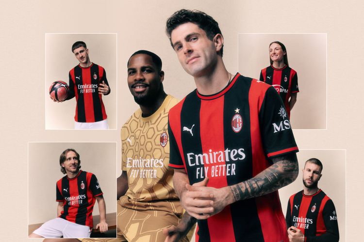 AC Milan, Jersey baru AC Milan, AC Milan Rilis Jersey Baru, Dipakai Pertama Kali Lawan Cagliari