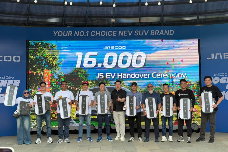 mobil listrik, Jaecoo, Jaecoo J5 EV Laris Manis, Pengiriman ke Konsumen Tembus 16.000 Unit