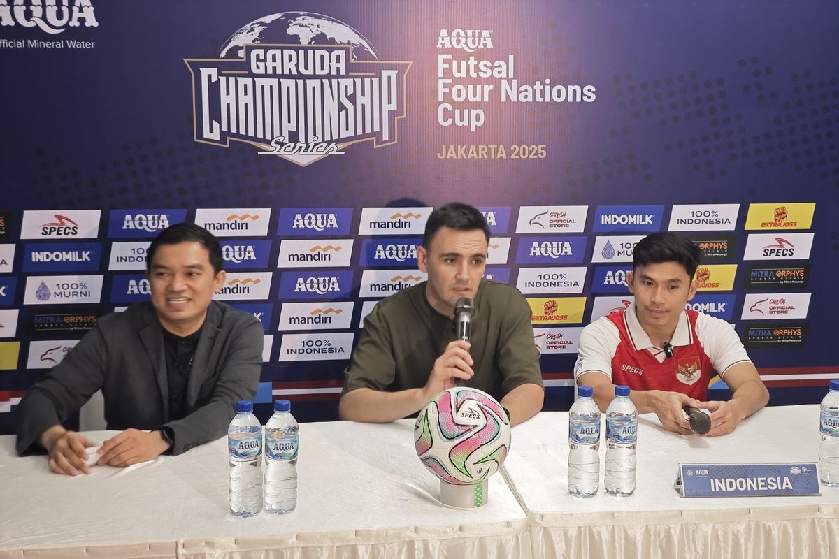 timnas futsal Indonesia, federasi futsal indonesia, Hector Souto, Futsal Four Nations Cup, Futsal Four Nations Cup 2025, Timnas Futsal Belanda, Timnas Futsal Indonesia vs Belanda, Pahlawan Timnas Futsal Indonesia Persembahkan Hat-trick bagi Orang Tua