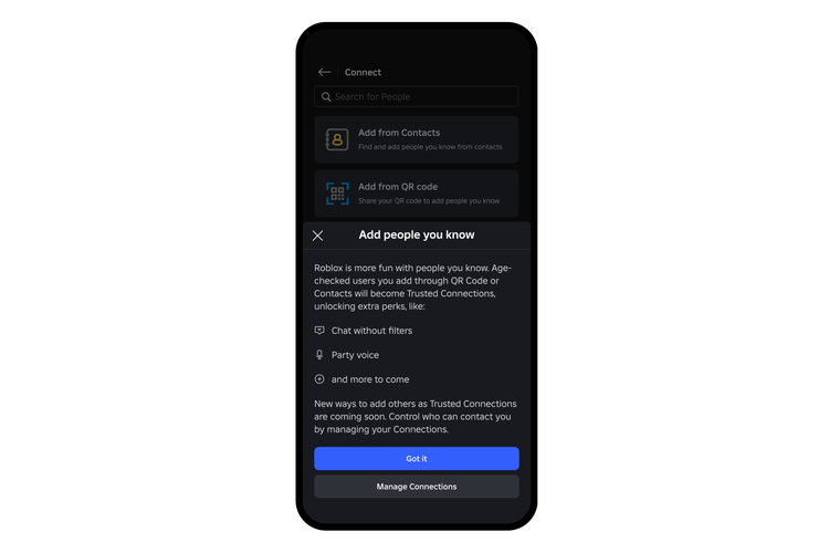 Game, anak-anak, remaja, Roblox, Trusted Connections, Roblox Rilis Fitur 