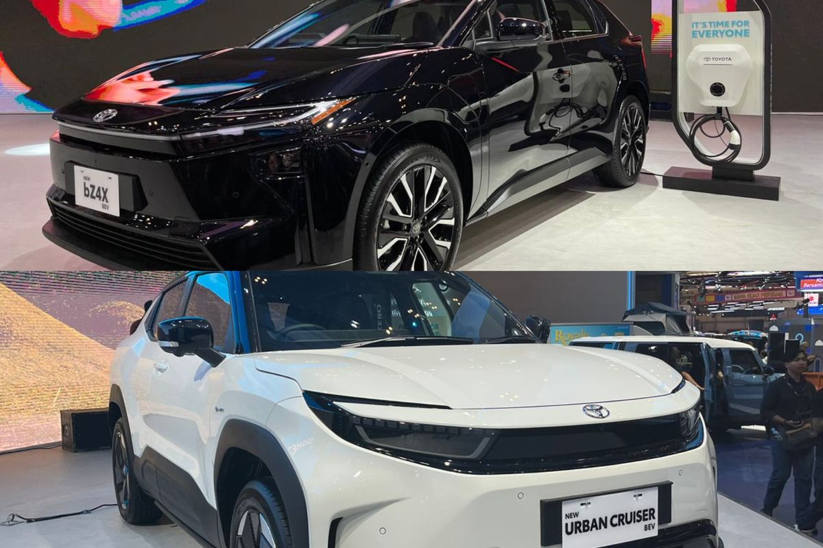 Urban Cruiser EV, Toyota, bZ4X, Crossover listrik, Selisih Rp 40 Juta, Ini Perbandingan Toyota Urban Cruiser EV dan bZ4X
