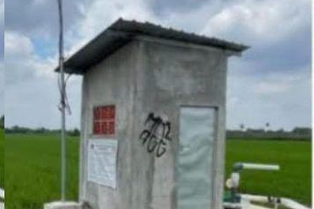 viral, irigasi, Dinas Pertanian, Dinas Pertanian Boyolali, Viral Bangunan Mirip Toilet di Boyolali Telan Anggaran Rp 112 Juta, Dinas Beri Penjelasan