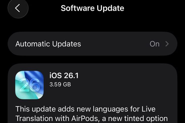 iOS 26, iPhone, Apple, apple, update iOS, iPhone 17, ios 26 1, Apple Rilis iOS 26.1, Perbaiki Alarm agar Pengguna Tidak Kesiangan