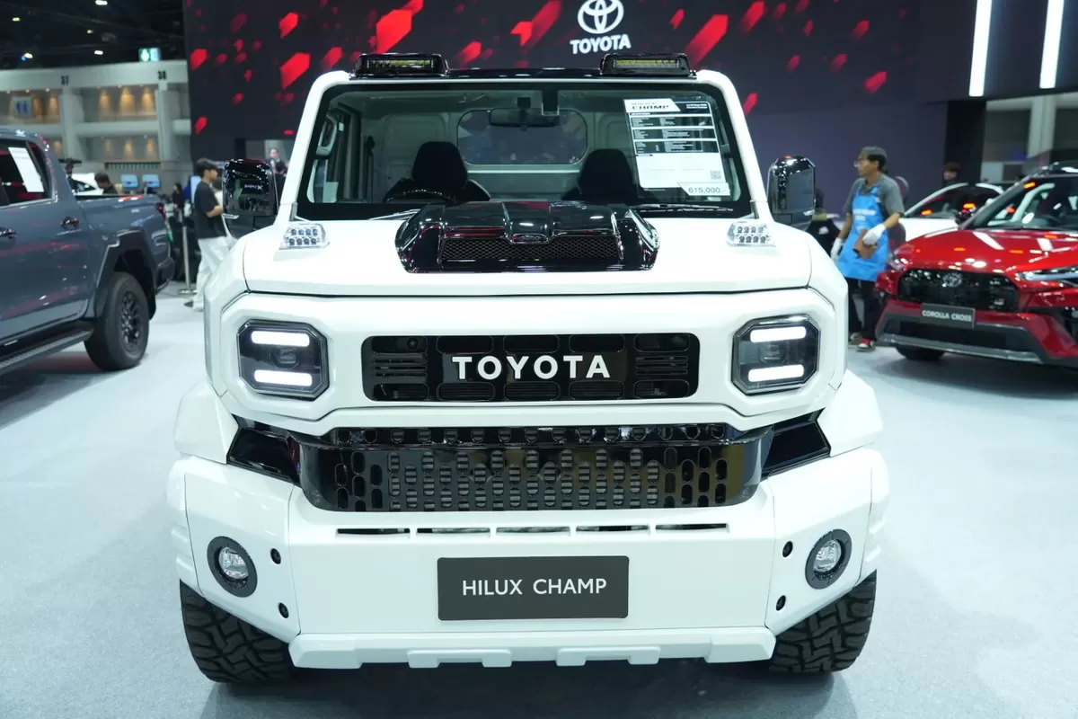 modifikasi, Hilux Champ, Toyota Ubah Hilux Rangga Jadi Lebih Agresif, Mirip G63 Brabus