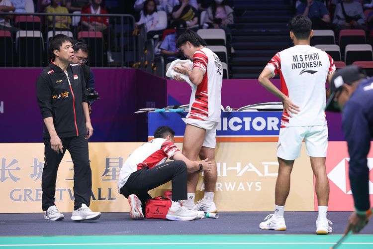 Sudirman Cup, Piala Sudirman, Daniel Martin, Muhammad Shohibul Fikri/Daniel Marthin, Fikri/Daniel, Sudirman Cup 2025, Daniel Lawan Rasa Sakit demi Indonesia Juara Grup