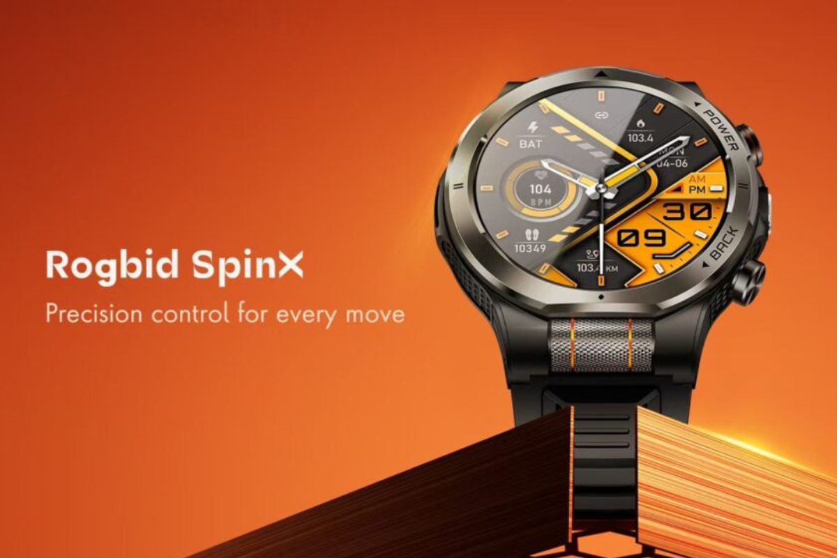 Smartwatch, Rogbid SpinX, Smartwatch Ini Punya Baterai 100 Hari, Harga di Bawah Rp 1 Juta