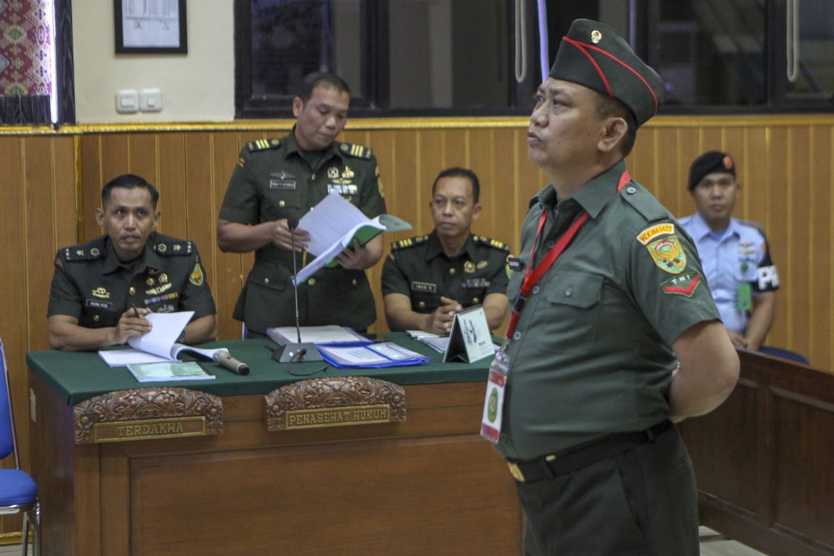 Way Kanan Lampung, penggerebekan judi sabung ayam di Way Kanan Lampung, Penggerebekan Judi Sabung Ayam Berujung Tewasnya 3 Polisi, Kopda Bazarsah, kopda bazarsah dihukum mati, Kronologi Kasus Kopda Bazarsah Tembak 3 Polisi hingga Divonis Mati