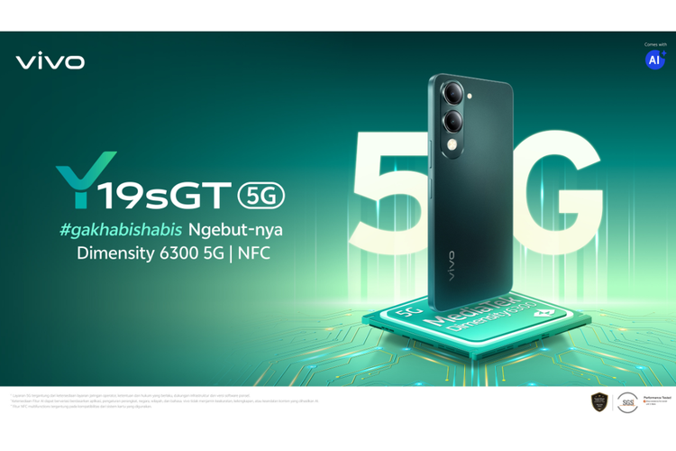 smartphone, Vivo, Vivo Y19sGT 5G, Spesifikasi Vivo Y19sGT 5G, Smartphone, Harga Vivo Y19sGT 5G, HP Vivo Y19sGT Resmi di Indonesia, Harga mulai Rp 2 Juta