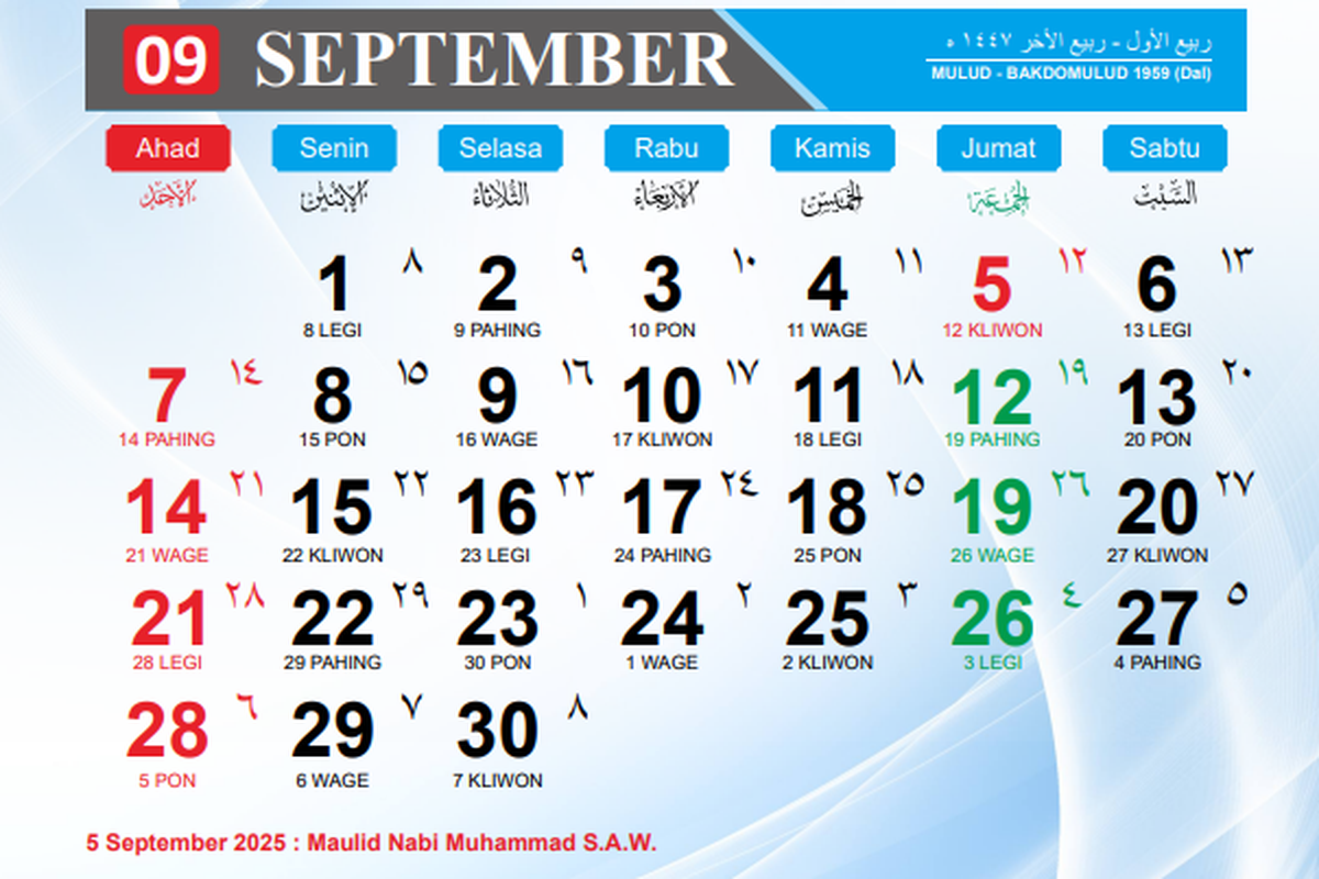 jadwal puasa sunnah, jadwal puasa ayyamul bidh, Maulid Nabi Muhammad SAW, jadwal puasa, jadwal puasa sunnah september 2025, jadwal puasa senin kamis, Jadwal Puasa Sunnah September 2025: Puasa Ayyamul Bidh dan Puasa Senin Kamis