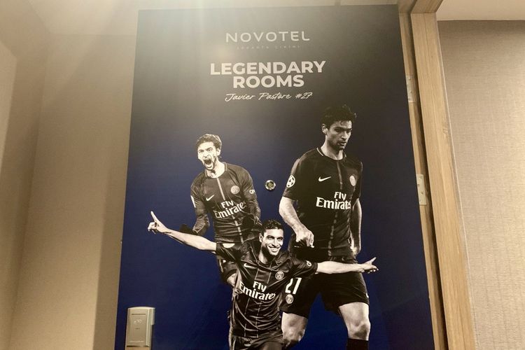 Novotel Cikini Jakarta, javier pastore psg, kamar tema javier pastore di jakarta, harga sewa kamar tema javier pastore di jakarta, foto kamar tema javier pastore di jakarta, javier pastore paris saint germain, BERITA FOTO: Hotel Bintang 4 di Cikini Hadirkan Kamar Bertema Javier Pastore, Mantan Pemain Paris Saint-German