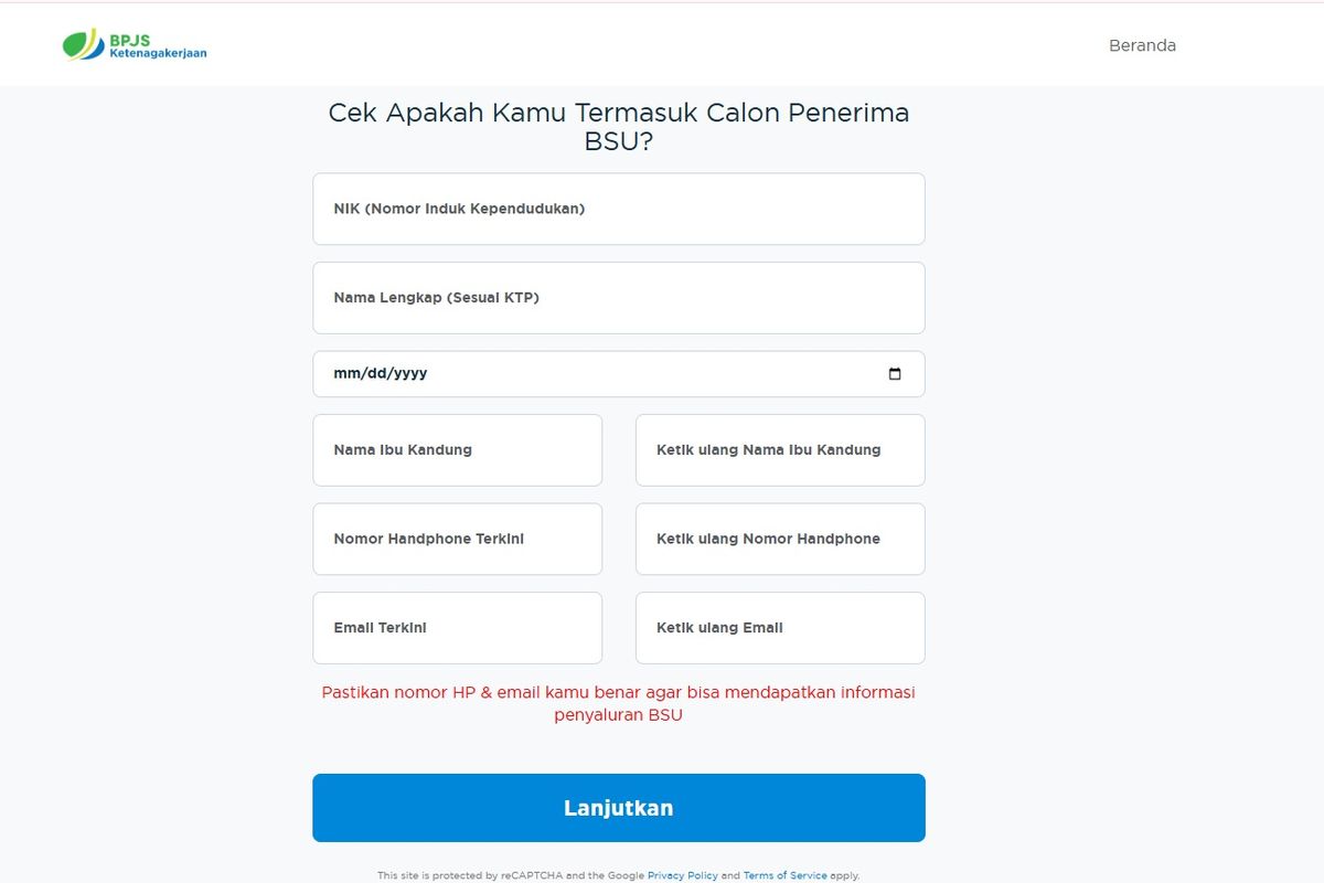 BSU 2025, bansos, bsu 2025 cair, BSU 2025 Cair, Ini Cara Cek Verifikasi Lewat HP dengan NIK