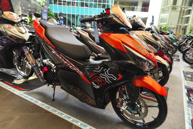 modifikasi, kontes modifikasi, Mix Matic Day, modifikasi motor, modifikasi skutik, Ratusan Skutik Ramaikan Kontes Modifikasi di Jakarta Selatan