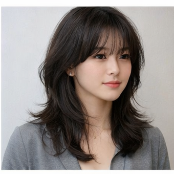 model rambut layer panjang, 12 Model Rambut Layer Panjang Korea yang Bikin Wajah Auto Tirus, Model Rambut Layer Panjang Korea yang Bikin Wajah Terlihat Lebih Tirus, Model Rambut Layer Panjang Korea dengan Poni yang Menyamarkan Pipi, Model Rambut Layer Panjang Korea Bergelombang yang Memberi Efek Slim, Model Rambut Layer Panjang Korea dengan Sentuhan Warna