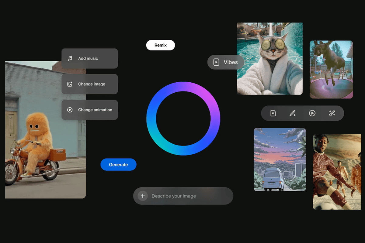 Facebook, instagram, media sosial, WhatsApp, Aplikasi, Chatbot, meta, asisten AI, Meta AI, Meta Rilis Vibes, 
