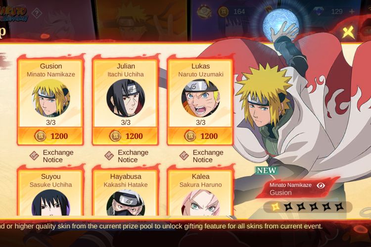 Itachi, Minato, Naruto, Mobile Legends, Karakter Itachi dan Minato dari Naruto Hadir di Mobile Legends, Begini Cara Mendapatkannya