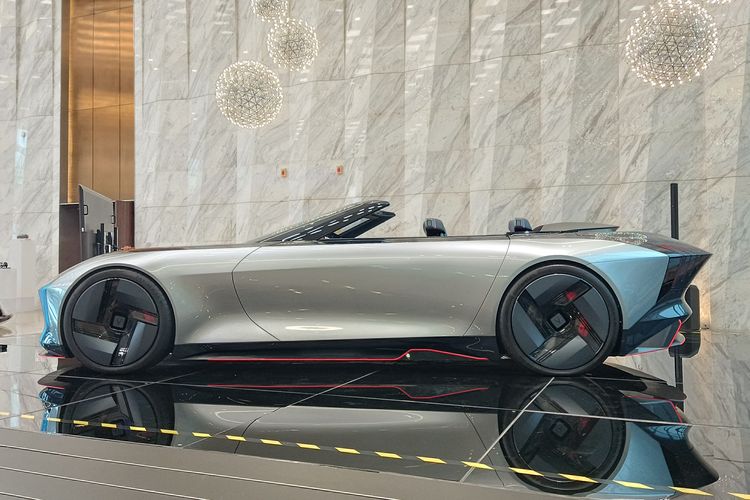 mobil baru, mobil konsep, changan, Changan VIIA Concept, Melihat Changan VIIA Concept, Cabriolet 3 Penumpang yang Elegan