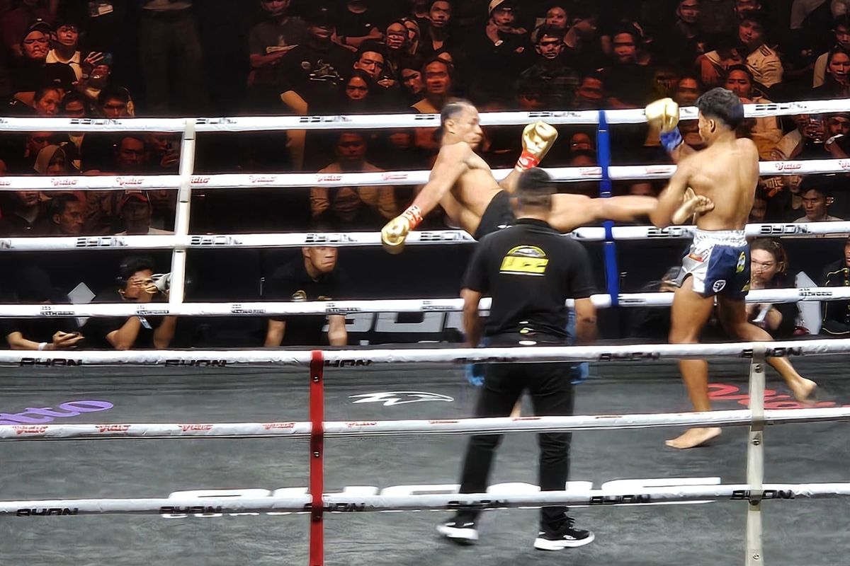 Byon Combat, byon, Byon Combat Showbiz 6, Byon Combat Showbiz, Fahri Alamsyah Bawa Indonesia Samakan Kedudukan Atas Malaysia di Byon Combat Showbiz Vol 6