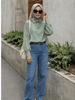 warna sage, mix and match, kombinasi warna, Warna Sage Cocok dengan Warna Apa? Ini 10 Kombinasinya, Apa Itu Warna Sage dan Kenapa Banyak Digemari?, Warna Sage Cocok dengan Warna Apa?, Inspirasi Outfit dengan Warna Sage, Tips Mix and Match Warna Sage agar Tidak Norak, Warna Jilbab yang Cocok dengan Baju Sage, Jilbab warna nude dan cream, FAQ Seputar Warna Sage, Kesimpulan