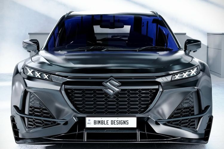 Suzuki Fronx, street racing, Modifikasi Digital Suzuki Fronx, Usung Konsep Street Racing