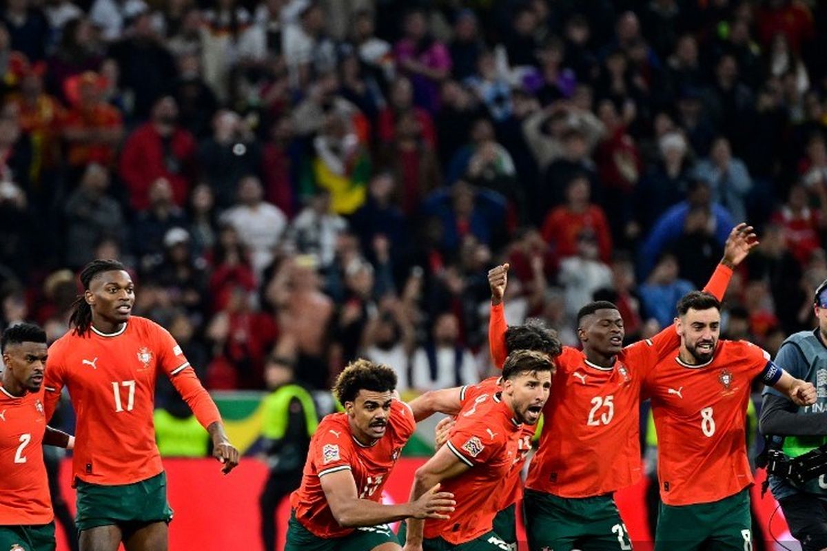 UEFA Nations League, Cristiano Ronaldo, Portugal vs Spanyol, Hasil Portugal Vs Spanyol: Menang Adu Penalti, Portugal Juara UEFA Nations League