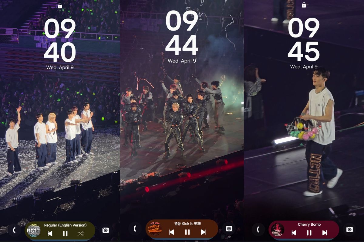 fancam, HP Samsung, lock screen, Samsung S25 Ultra, Lock Screen, Kpopers, K-Popers Wajib Coba! Pasang 15 Hasil Video Fancam Konser Jadi Lock Screen di HP Samsung