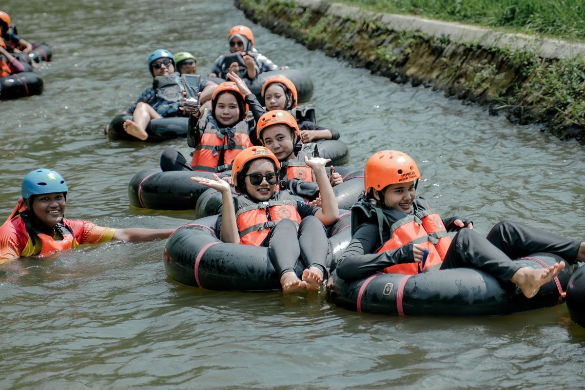 Sungai Bogowonto, River Tubing, Tubing, Trirejo River Tubing, Ada Wisata Susur Sungai di Trirejo River Tubing Purworejo, Berdayakan Warga Lokal
