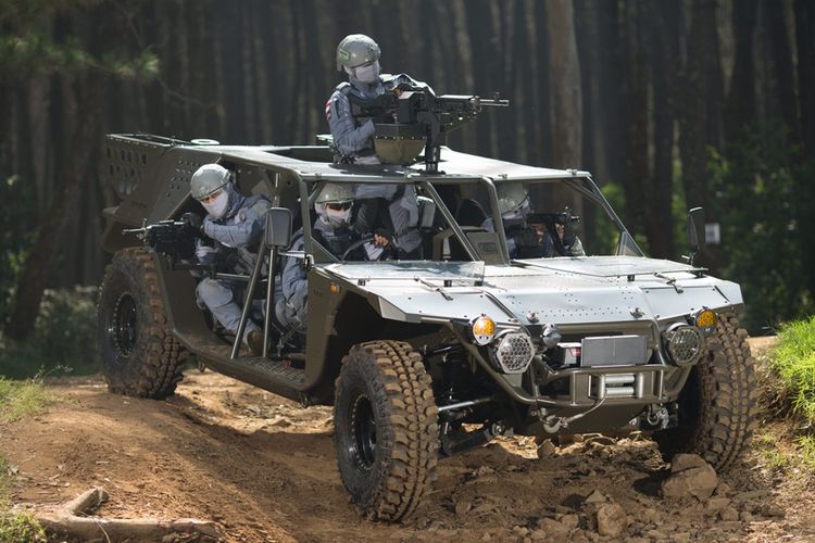 TNI AU, kendaraan taktis, rantis, P6 ATAV, Rantis, Kendaraan taktis, P6 ATAV, Rantis Gagah Produksi Pindad