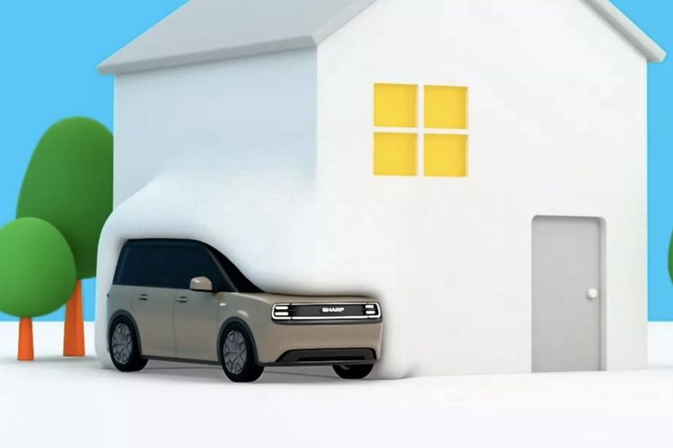 foxconn, Japan Mobility Show, mobil listrik, Sharp, Sharp Luncurkan Mobil Listrik LDK+ Bersama Foxconn