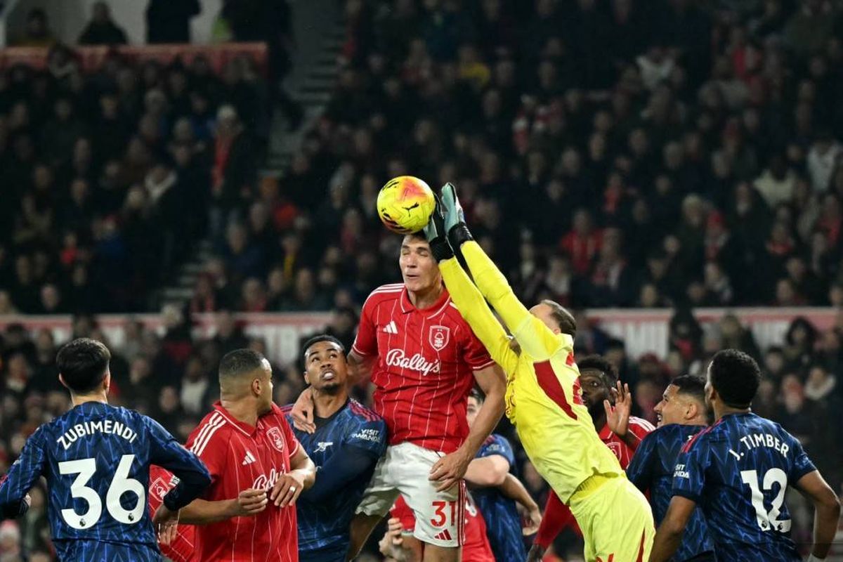 Liga Inggris, Nottingham, Arsenal, Nottingham Forest, Liga Inggris 2025-2026, Hasil Nottingham Vs Arsenal 0-0, The Gunners Kurang Klinis