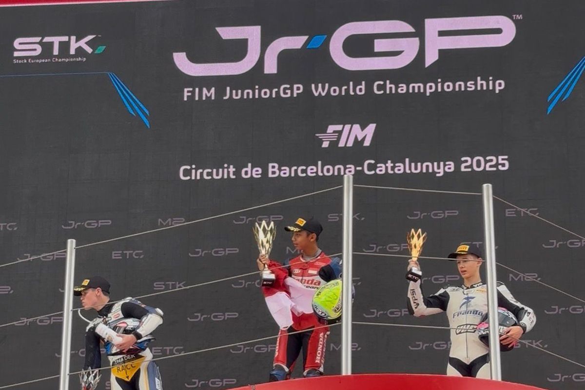 MotoGP, Veda Ega Pratama, kiandra ramadhipa, Junior GP, Marquez ke Veda Ega dan Ramadhipa: 2 Pebalap Muda Berbakat