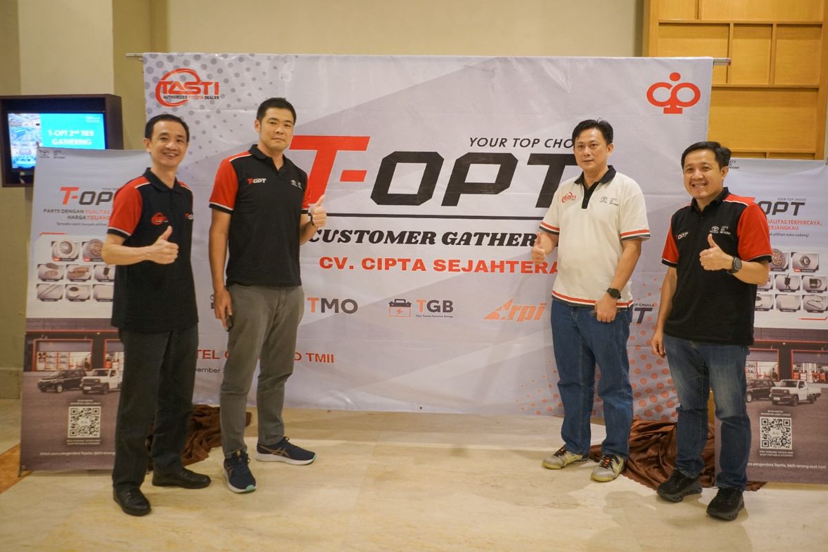suku cadang, Toyota, T-OPT, jaringan, Avanza, Veloz, Respons Positif, T-OPT Perluas Pilihan Suku Cadang Toyota