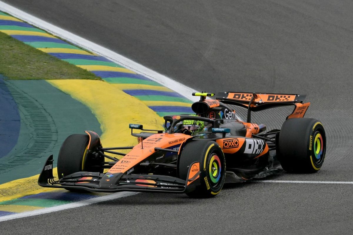 Lando Norris, F1 GP Brasil, Max Verstappen, Formula 1, Hasil F1 GP Brasil 2025: Lando Norris Menang, Dekati Gelar Juara Dunia