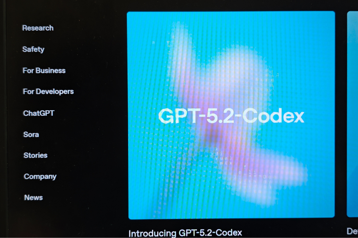 OpenAI, coding, ChatGPT, OpenAI Rilis GPT-5.2 Codex, AI Paling Jago Coding dan Kebal Retas
