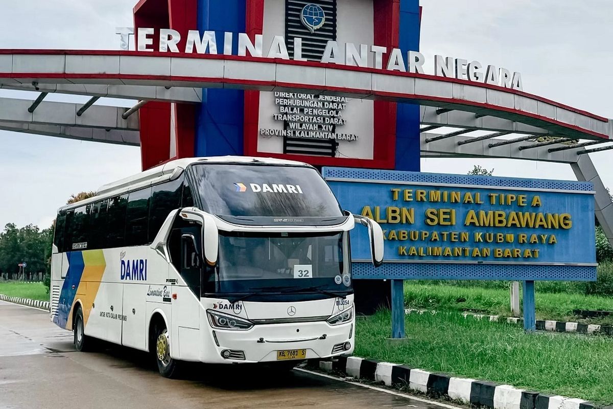 Bus DAMRI, ALBN, Bus DAMRI Antar Lintas Batas Negara, Bus antar negara, Ketika Bus DAMRI Menembus Batas Negara