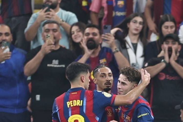 Piala Super Spanyol, El Clasico, Barcelona vs Real Madrid, Barcelona, Real Madrid, Barcelona Vs Real Madrid: Hansi Flick Raja Final, Spesialis El Clasico
