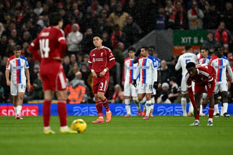 Liverpool, Sean Dyche, Nottingham Forest, Murillo, Morgan Gibbs-White, Arne Slot, Liga Inggris, klasemen Liga Inggris, Klasemen Liga Inggris, hasil Nottingham vs Liverpool, Hasil Liverpool Vs Nottingham 0-3: The Reds Remuk di Anfield, Telan 6 Kekalahan