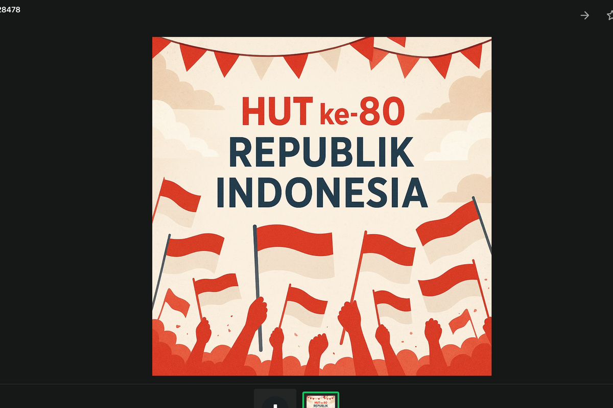 WhatsApp, kemerdekaan, ChatGPT, cara buat gambar ai, HUT ke-80 Indonesia, Tema Kemerdekaan RI, Cara Buat Gambar AI Tema Kemerdekaan lewat WhatsApp